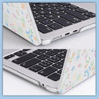 Glitter Floral Design Case for 2022-2026 MacBook Air 13" M5/M4/M3/M2 - Image 5