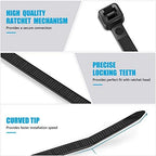Zip Ties Heavy Duty 12 inch with 120 Pounds Tensile Strength, Black Heavy Duty Cable ties, 500 Pieces,by Karoka - Image 5