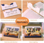 3D Calendar 2027, Unique 3D Memo Pad Tear Away Time Piece Calendar, Fun DIY Paper Carving Art Castle 3D Desk Calendar Notepad Gift for Christmas, New Year - Image 6