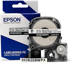 Epson LABELWORKS 203B20BWPX Tape Cartridge - Black on White Shrink Tube Industrial Label Maker Tape - AWG 14-22, 1/8" (3MM) Wide, 8 ft (98") - Image 6