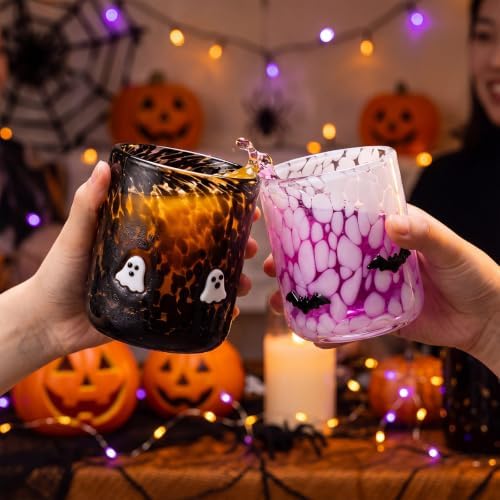 SiliFine 2 Pack Halloween Icon Juice Glasses, 14 oz - Image 5