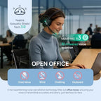 Yealink BH70 Mono Bluetooth Teams Headset with AI Mic for Work from Home PC - Image 2