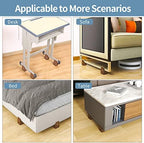 4 Inch Bed Risers with Adjustable Screw Clamp, 4 Pack Beige - Image 7