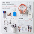 Maxtek Pegboard and Whiteboard Wall Organizer 24 x 24in Panels by Maxtek