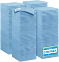 HOMEXCEL Blue Microfiber Cleaning Cloth 200PK, Towels for Cars, 12.5×12.5" by HOMEXCEL