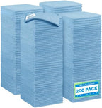 HOMEXCEL Blue Microfiber Cleaning Cloth 200PK, Towels for Cars, 12.5×12.5" by HOMEXCEL