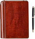 SETTINI® Vegan Leather Journal Gift Set with Pen 192 Pages, Classic by Settini