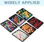 12 Pcs Plastic Art Trays Back to School Colorful Art Trays, Black - Image 5