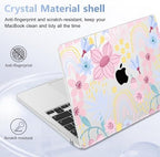 Case for 2026/2025/2024/2023 MacBook Air 15-inch Laptop Release M5 A3448 /M4 A3241 /M3 A3114 /M2 A2941, Stylish Protective Hard Shell Cover for MacBook Air 15.3 inch, Florals - Image 6