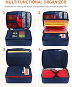 Noiposi 5200℉ Fireproof Document Box with Lock 16.1"x11.4"x4.3" - Image 3