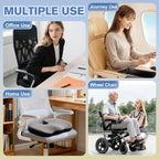 Mureon Office Chair Cushion, Memory Foam Seat Cushion, Breathable Mesh-Grey - Image 6