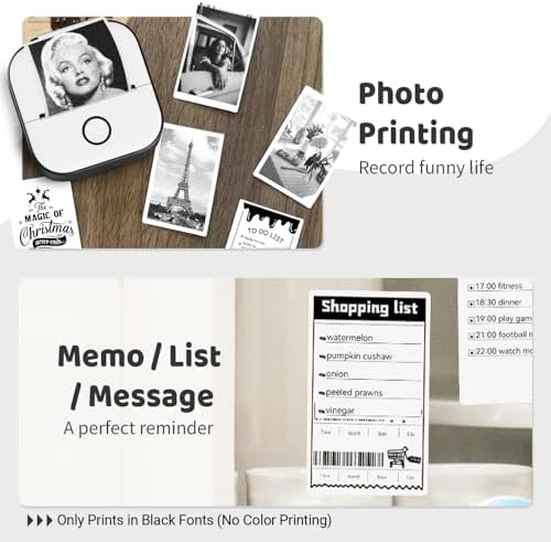 Ponek Mini Sticker Printer - New-Gen T02 Print Pods with 3 Rolls Paper - Image 6