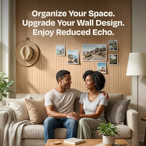 X-Large Cork Board Alternative 12-Pack Felt Bulletin Board Thick and Decorative Pin Board for Home Office Walls 47.24 x 35.43 Inches with 72 Adhesive Tabs - [Soft Camel] - Image 4