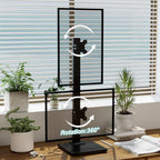 Suptek Dual Monitor Stand Vertical Stack Free-Standing Riser - Image 4