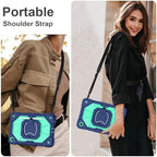 Scnioy for Galaxy Tab A11+ Plus / A9+ Case 11 Inch 2025/2023, Navy Mint - Image 6