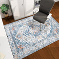 chakme Office Chair Mat for Hardwood Floor, 60"x45" Easy Glide Computer Desk Mat Protector for Rolling Chair Under Desk Rug Nonslip Backing, Machine Wash, (Boho) by CHAKME