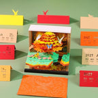 2027 3D Calendar, Paper Carving Sticky Notes, Creative Memo Pad with Light - Image 6
