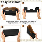 Thenshop 24 Pcs Magazine Files Cardboard Holders,Classic,Black - Image 3