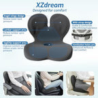 Seat Cushion with Lumbar Support Pillow,Ergonomic Chiar Cushion - Image 4