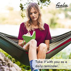 feela 15 Pack Pocket Small Notebooks Bulk, Mini Cute Memo Notepads Hardcover College Ruled Lined Journals with Pen Holder for Women Girls Office School, with 15 Black Pens, 3.5”x 5.5”, A6, Green - Image 6