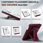 E NET-CASE Case for 11" Kindle Scribe 3rd Generation 2025, Kindle Scribe Colorsoft, Multi-Viewing Stand Cover with Auto Sleep/Wake,Pen Holder for Scribe 11" 2025 Released (Red) - Image 4