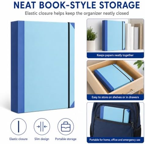 9 Folder Emergency Binder Document Organizer, in Case I Die Book - Image 5