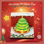 3D Calendar 2027,Time Piece Calendar 2027,Christmas tree 3D Art Notepad Calendars,3D Memo Pad,Tear Away Calendars,Christmas Gift,New Year Gift (Green Christmas tree) - Image 5
