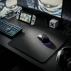 Tempered Glass Gaming Mousepad, 13x16 inch Black Tempered Glass Mousepad, Professional Esport MousePads, Durable Mouse Mat, Smooth Surface - Image 3