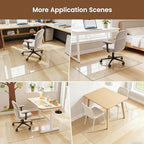 30"x48" Tempered Glass Chair Mat for Carpet - Image 7