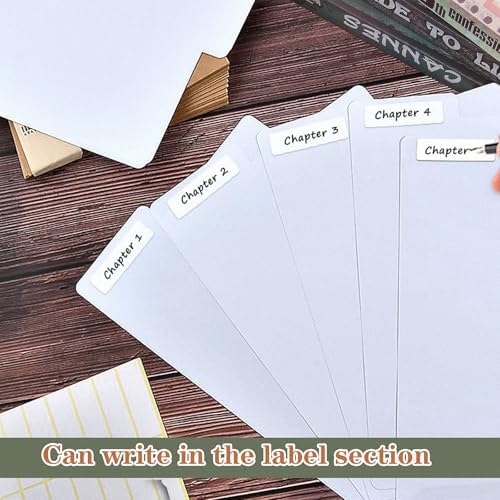 50 Pieces Comic Book Dividers with Tabs,Patient Divider Cards,Card Dividers Comic Book Boards for Storage Boxes 11.22 X 7.24 Inche - Image 3