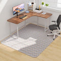 Blvornl Large Office Chair Mat for Hardwood Floor, Rolling Chair Chair Mat for Hard Wood, Large Anti-Slip Hard Floor Protector, Heavy Duty Computer Desk Rug for Office and Home 50"*63" by Blvornl
