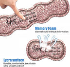 Ergonomic Keyboard Wrist Rest & Mouse Pad Wrist Rest Set, Large XXL Gaming Desk Mat 31.5"x 11.8", Non-Slip Base, Memory Foam, Easy Typing Pain Relief for Office & Home, Quote Bible Verses Psalm 46:5 - Image 4