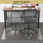 36”x 48” Carpet Floor Mat for Office Chair, Clear Desk Chair Floor Mat for Carpet for Medium/Low Pile, HeavyDuty Chair Mats for Carpeted Floors, Studded Desk Mat for Carpets for Homes and Offices - Image 4
