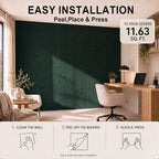Stripe Felt Bulletin Board Tiles, Cork Board Alternative 48 x 36 in - Image 4