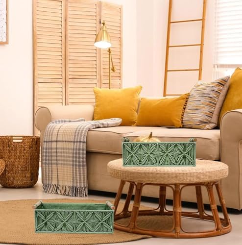 Boho Decor Basket for Toilelt Paper Storage Baskets for Organizing - Image 4