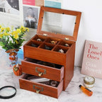 Small Wooden Drawers Wooden Box with Drawer Brown - Image 5