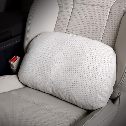 Lumbar Pillow for Car, 2 Pack Lower Back Support (Off-White) by Unknown