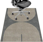 Office Chair Mat for Hardwood Floor&Tile Floor,36"X 48"-Geo Grey by LreedyMat