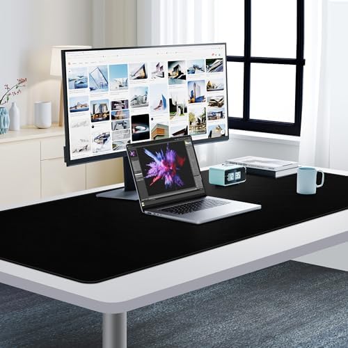 Cacoy 55"x24" Oversized Gaming Mouse Pad Computer Desk Mat for Gamer, Black - Image 3