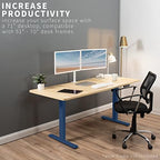 VIVO Light Wood 71 x 30 in Table Top, DESK-TOP72-30C - Image 4