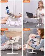 Laptop Desk for Bed, SAIJI Lap Desks Bed Trays for Eating Writing - Image 7