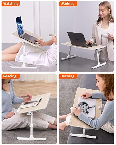 Laptop Desk for Bed, SAIJI Lap Desks Bed Trays for Eating Writing - Image 7