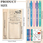 Resurhang 30 Pcs Nurse Week Appreciation Gifts Thank You Wooden Note Holder - Image 2