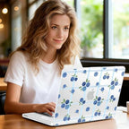 for MacBook Neo 13 inch Case 2026 (Model A3404, A18 Pro) Precision Fit & Scratch Unique Design Hard Shell, Keyboard Cover, Trackpad Protector, 2 OTG Adapter, for Women Cute, Blueberry Grid - Image 2
