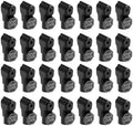 DTGN 200Pcs 4mm Magnetic Peg Hook Locks ABS Plastic, Black by DTGN