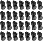 DTGN 200Pcs 4mm Magnetic Peg Hook Locks ABS Plastic, Black by DTGN