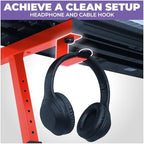 Liquid Stands Keyboard Stand w/ Wheels - Z Style Adjustable & Portable Professional Heavy Duty Digital Piano Stand - Fits 54-88 Key Electric Pianos - Sturdy Rolling Musical Keyboard Stand (Red) - Image 5