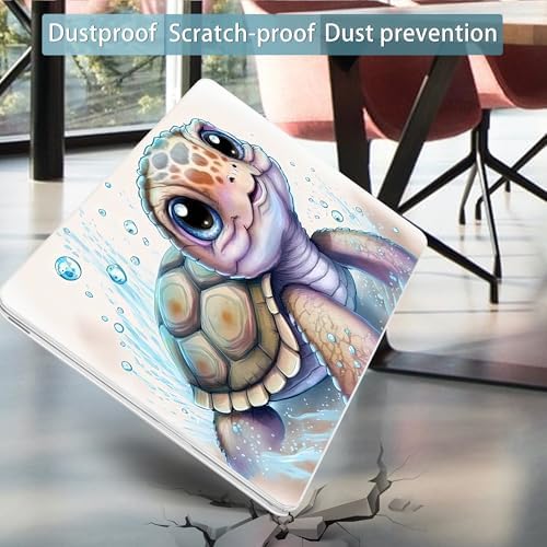 Mektron Case for 2026 MacBook Neo 13-inch A18 Pro chip A3404 Laptop Cover with 13-inch (Diagonal) Liquid Retina Display+ Keyboard Cover+ Screen Protector, Cute Turtle - Image 6