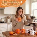 Pickmesh Halloween Coffee Mugs with Heart Handles, 6 Pack 10 Oz Cups - Image 4