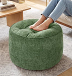 Hobestluk Round Oversized Ottoman Foot Leg Rest Under Desk for Couch by YourHomeDeservesMore